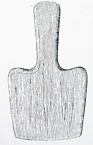 Wooden butter spade