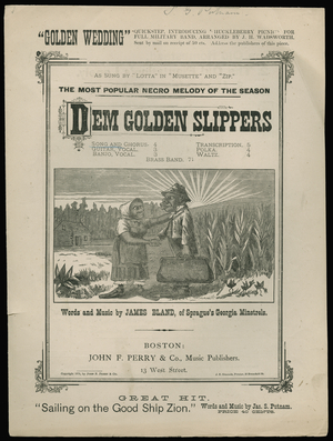 Dem Golden Slippers, 1879 (print)