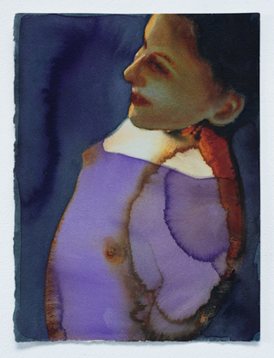 Smiling Figure, 2014 (w/c on arches)