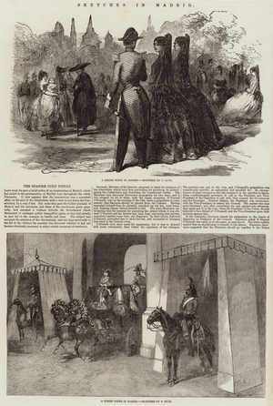 Sketches in Madrid (engraving)