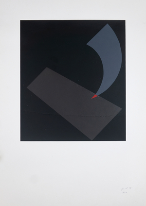 Prometheus Wound In Silkscreen, 2018 (silkscreen)