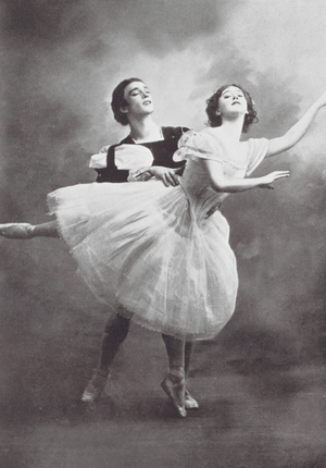 Nijinsky: Giselle, with Karsavina (b/w photo)