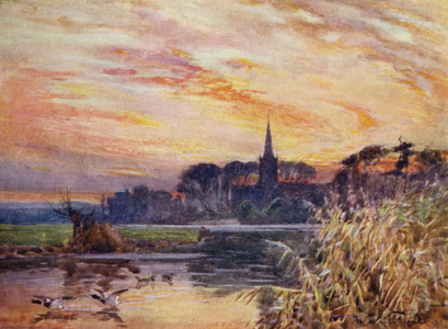 Stratford-on-Avon (colour litho)