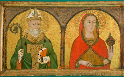 Saint Aemilian and Saint Mary Magdalene, c.1325-30 (tempera on board)