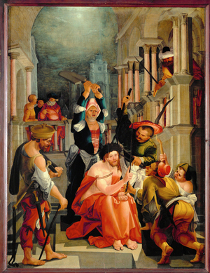 Christ crowned with the crown of thorns