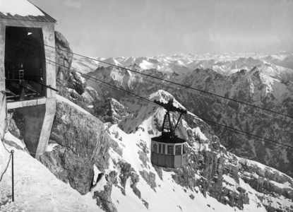 The Zugspitze (b/w photo)