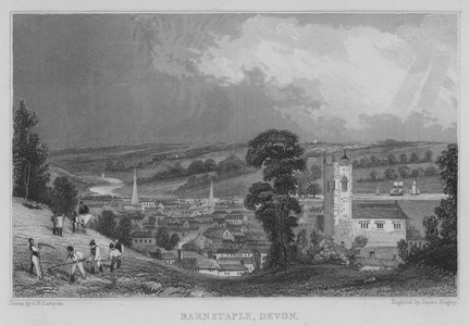 Barnstaple, Devon (engraving)