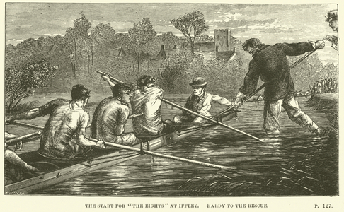 Illustration for Tom Brown at Oxford by Thomas Hughes (engraving)