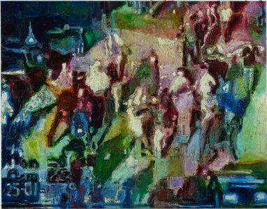 The Fight 10, 2018 (oil on canvas)