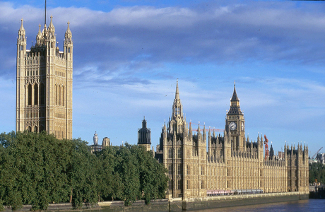 Parliament in London, 1996 (photo)