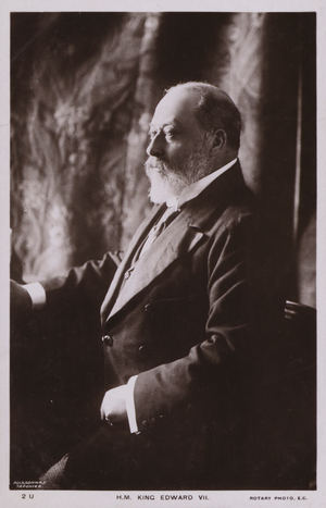 King Edward VII (b/w photo)