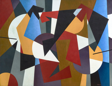 Concretion 1936 (Oil on canvas)