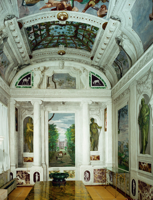 Stanza di Bacco with frescoes (fresco)