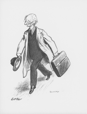 Lord Beveridge (litho)