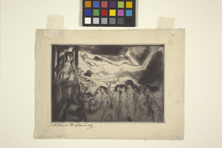 Guiding Spirit (etching and roulette)