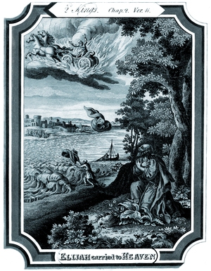 Elijah ascends to heaven - Bible