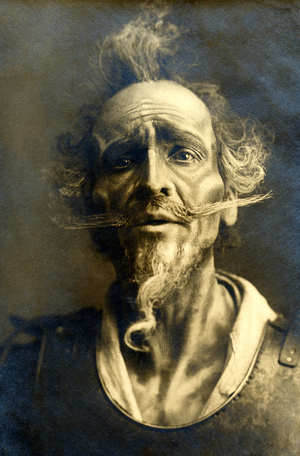 Feodor Chaliapin in 'Don Quixote' (b/w photo)