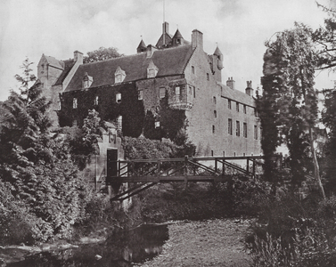 Scotland: Cawdor Castle, Nairn (b/w photo)