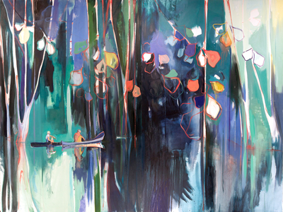 reflect, 2014 (oil on canvas)