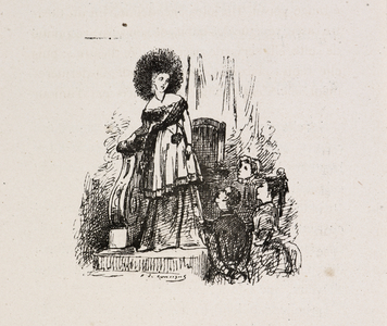 Illustration showing characters in the novel.
Dorothy Vernon (c. 1545 - June 24, 1584), the younger daughter of Sir George Vernon, was the heiress of Haddon Hall, an English country house in Derbyshire. She married John Manners in about 1563. The couple's descendants, the Dukes of Rutland, continue to own Haddon Hall. A legend grew up in the 19th century that Vernon and Manners eloped, and a number of novels, dramatisations and other works of fiction have been based on the legend.