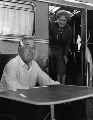 Felix Graf von Luckner, 1960 (b/w photo)