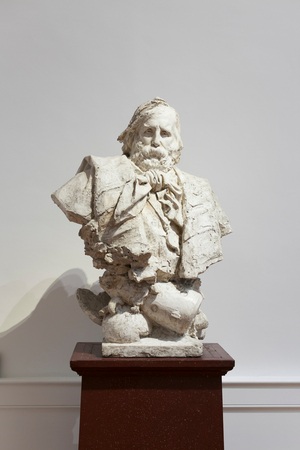 Bust of Garibaldi, 1875 (marble)