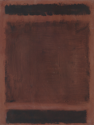 Untitled 1968 (Acrylic on paper mounted on Masonite)