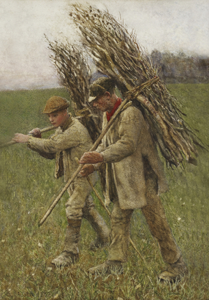 Return from the Fields, 1882 (w/c)