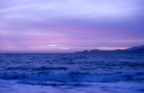 Sunset Over Ocean, San Francisco, California, North America (photo)