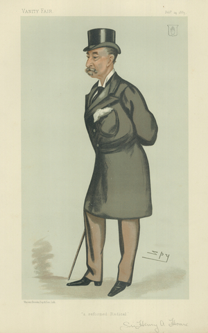 Sir Henry Ainslie Hoare (colour litho)