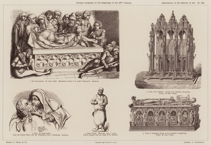 German Sculpture of Beginning of the 16th Century (engraving)