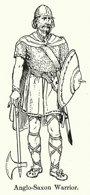 Anglo-Saxon Warrior (litho)