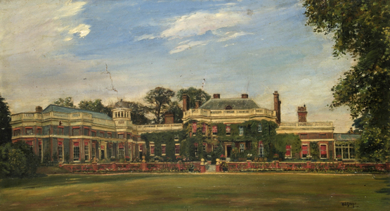 Richmond House, Surrey (oil on canvas)