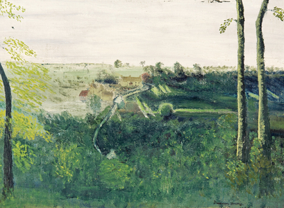 Early Cotswold Morning (oil on plywood)