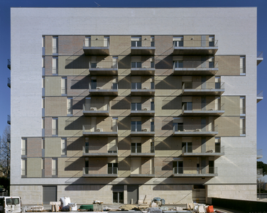 Contemporary architecture : Housing estate in Viale Giustiniano Imperatore, Rome, Italy, 2004-2010