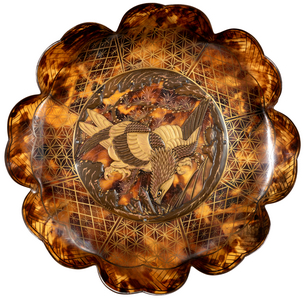 Plate, 1880-85 (shell, tortoiseshell)