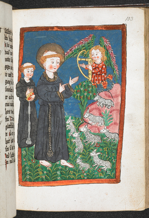 The Life and Miracles of St Francis of Assisi, 1478 (vellum)