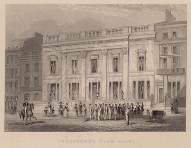 Crockford's Club House, London (engraving)