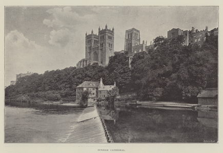 Durham Cathedral (b/w photo)