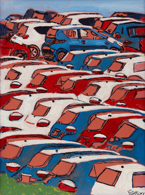 Parked 5, 2015 (oil on canvas)
