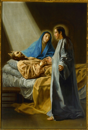 Transition of Saint Joseph … (painting on canvas)
