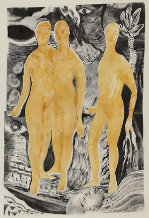 The landscape of the body, 2017 (monoprint)