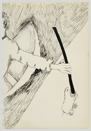 Propelling the Boat, 1940 (ink on paper)