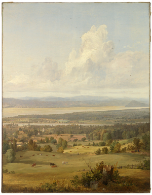 Tappan Zee, 1860s (oil on canvas)