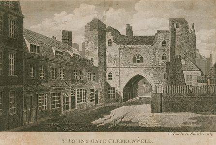 St John's Gate, Clerkenwell (engraving)