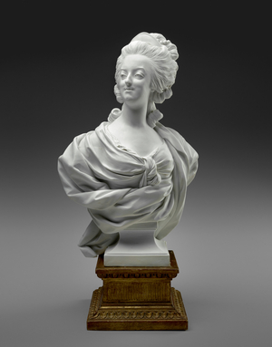 Bust of Marie-Antoinette (one of a pair), c.1785 (porcelain)