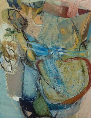 L'ancien polder de la prise, 2015 (acrylic on canvas)