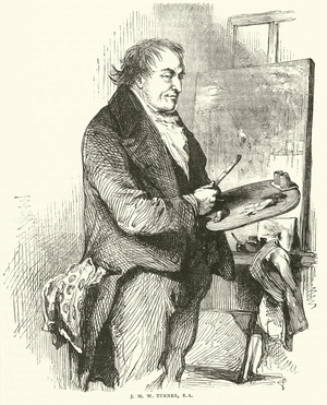 J M W Turner, the artist (engraving)