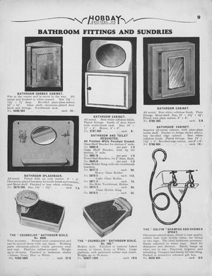 Page from Hobdays General Merchandise Catalogue 1936/1937 (litho)