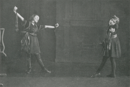 Dances for schools: Cachucha (b/w photo)